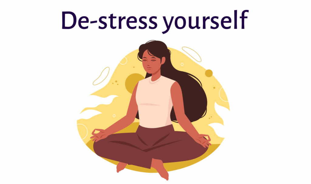 De-stress yourself to cure pcos