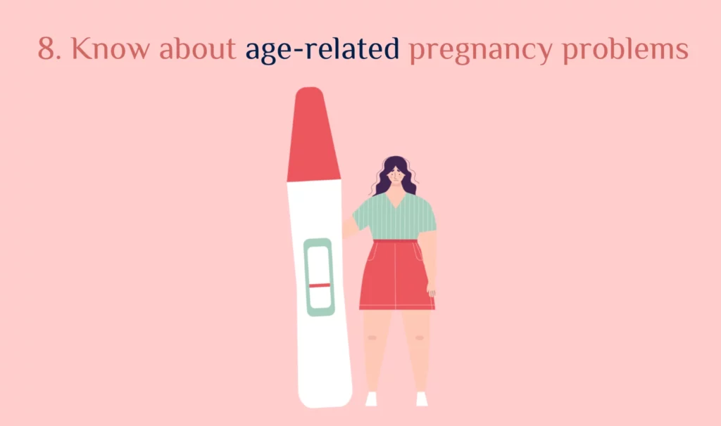 Know about age related pregnancy problems