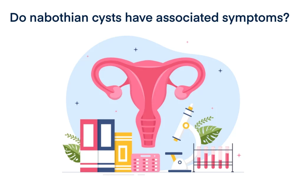 Do nabothian cysts have associated symptoms