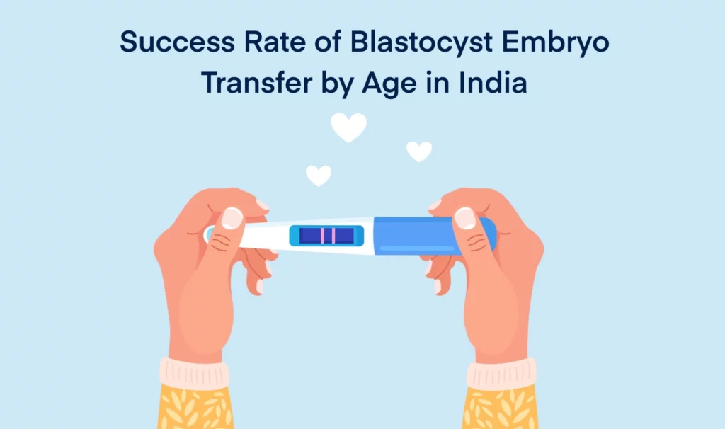 Success Rate of Blastocyst Embryo Transfer by Age in India